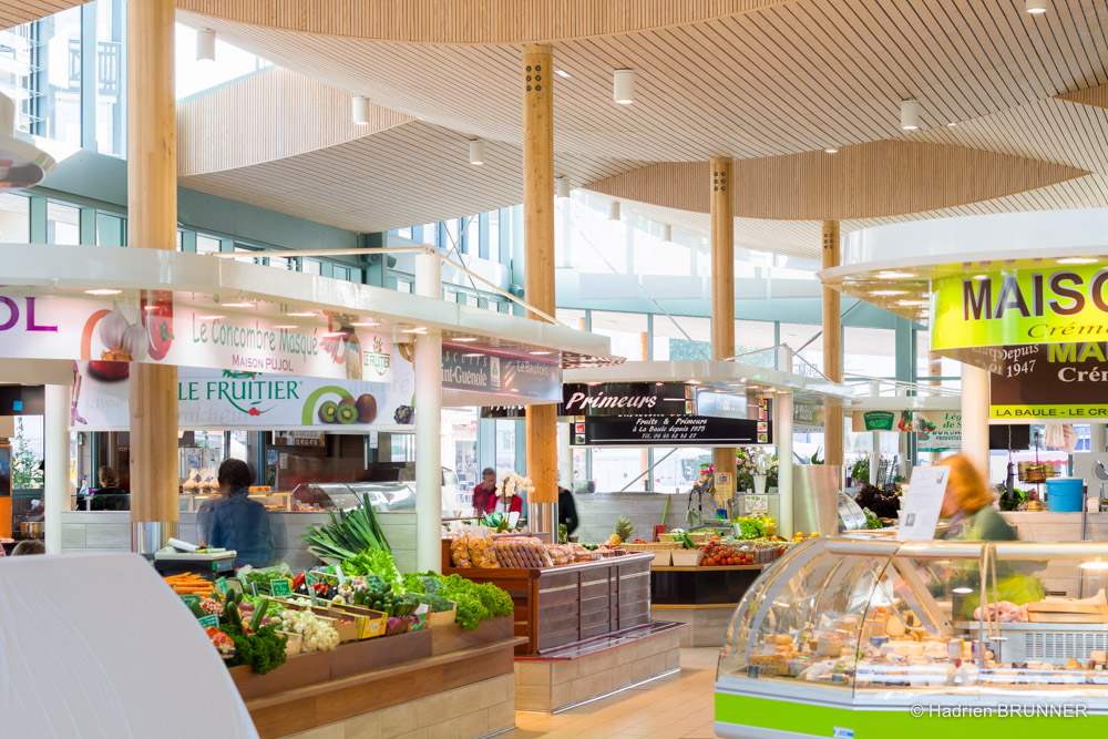 Photographe Halles Marché La Baule Architecture